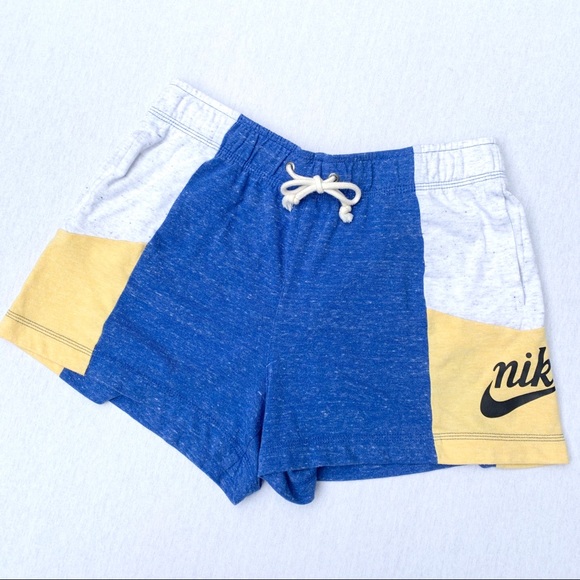Nike Womens Color Block Varsity Shorts 